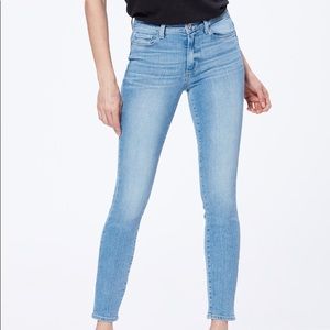 PAIGE Verdugo Ankle Light Wash Skinny Jean